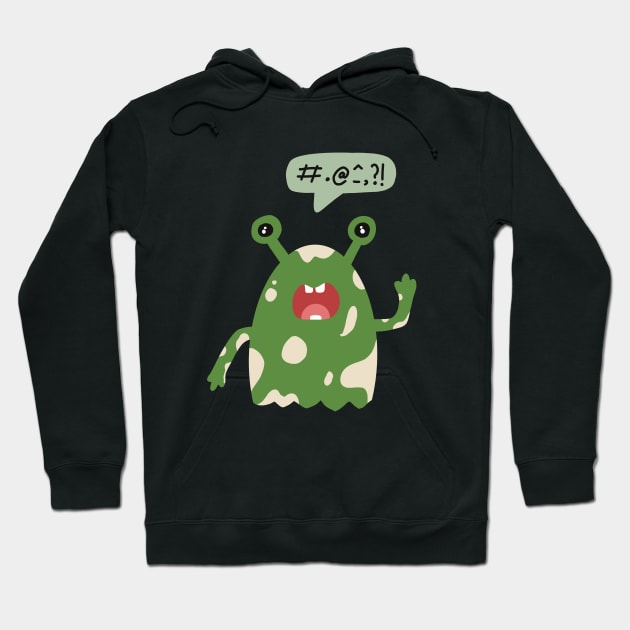 Green Snail Hoodie by Lish Design